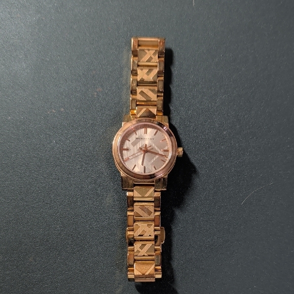 Burberry Accessories - Burberry Gold Watch BU9235